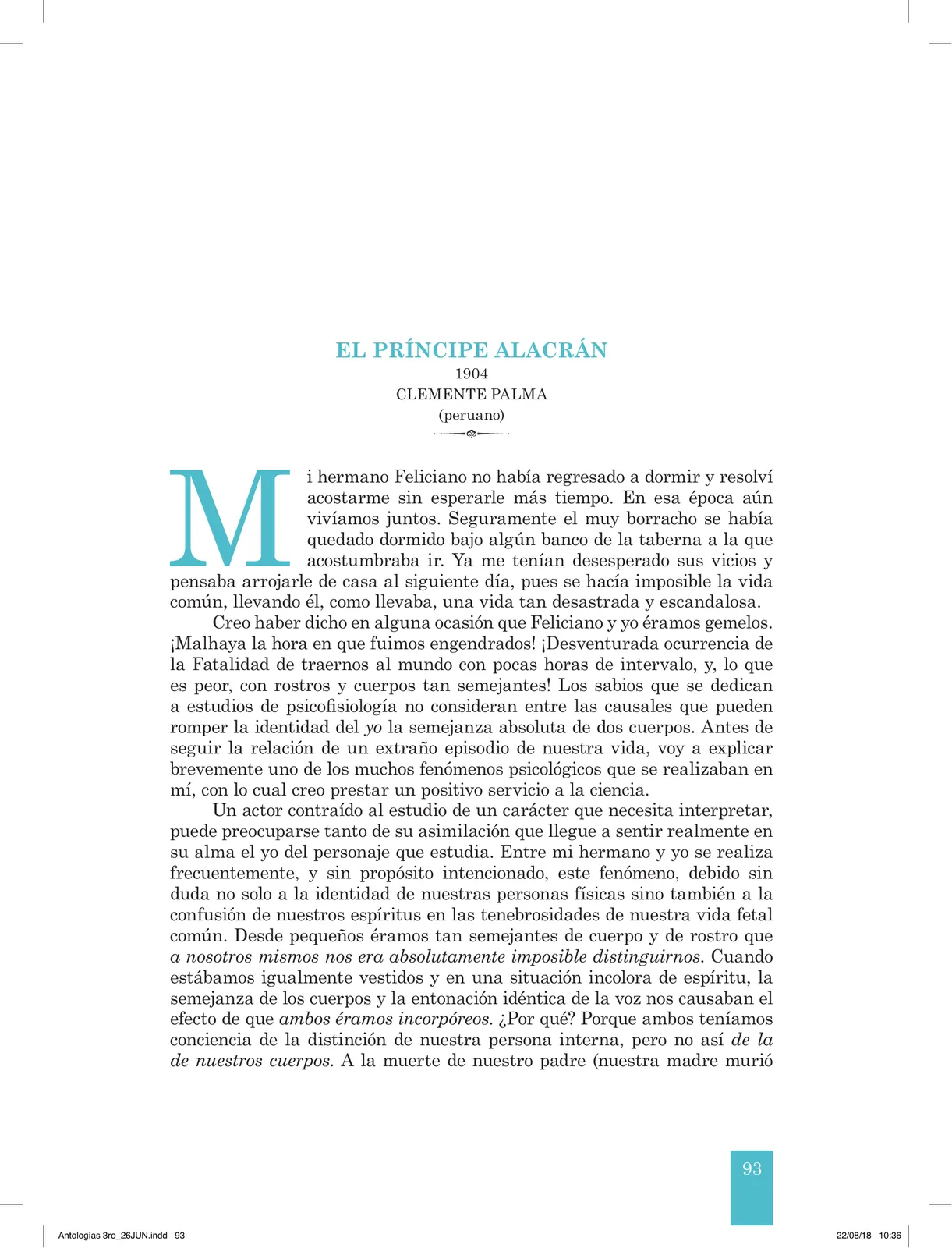 Página 94 de Antología literaria 3 · 2018