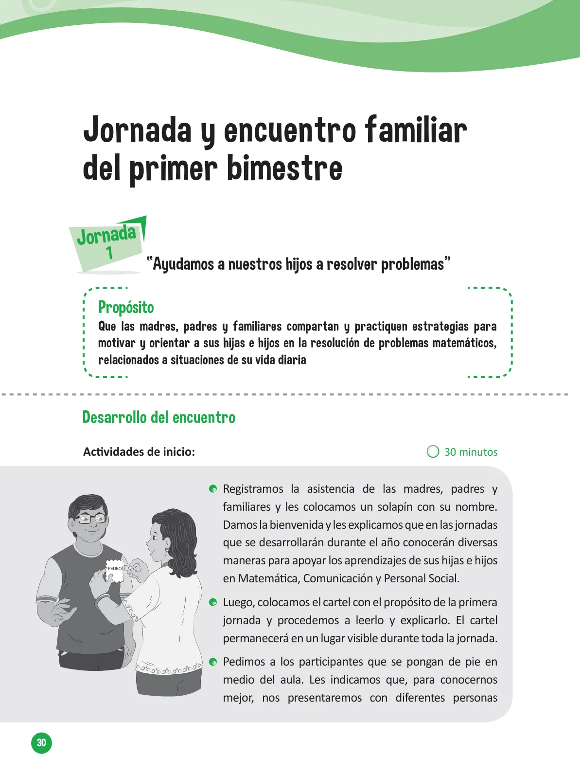Página 32 de Guía para el trabajo docente con las familias del ciclo V de Primaria · 2016