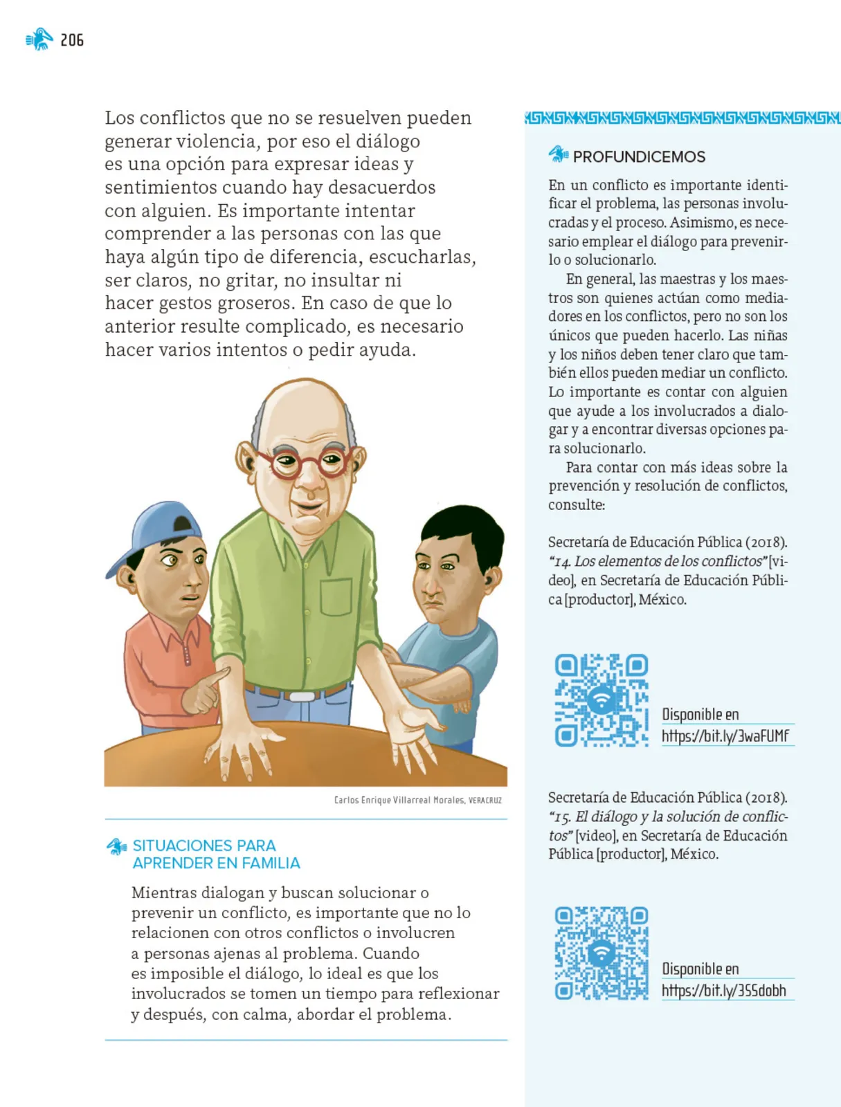 Página 207 de Nuestros saberes: Libro para alumnos, maestros y familia. Libro de Educación Primaria Grado 1° Ciclo Escolar 2025 - 2026