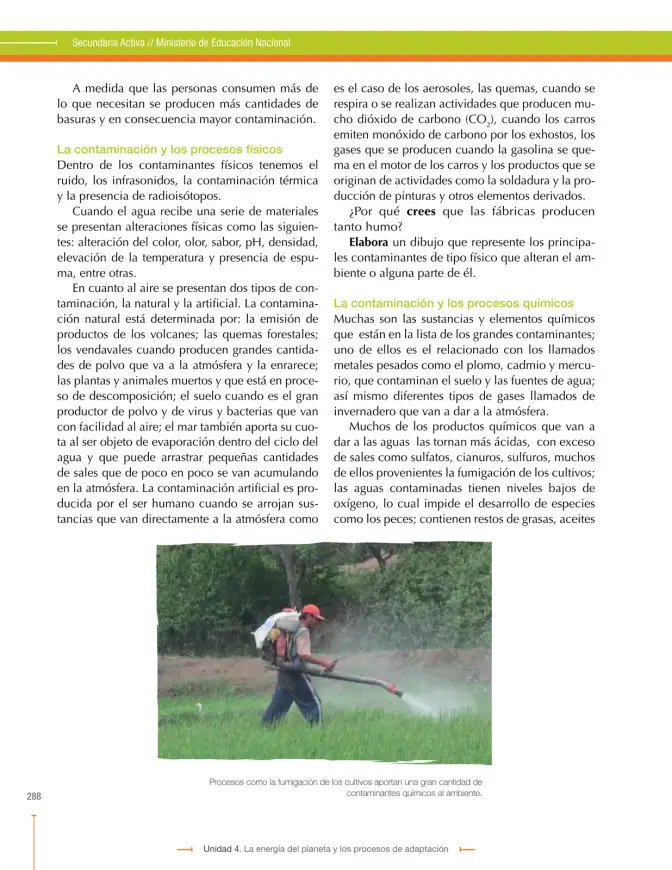 Página 288 de Ciencias Naturales 9° · Secundaria Activa