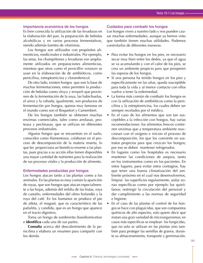 Página 141 de Ciencias Naturales 9° · Secundaria Activa