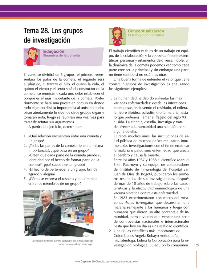 Página 155 de Ciencias Naturales 8° · Secundaria Activa