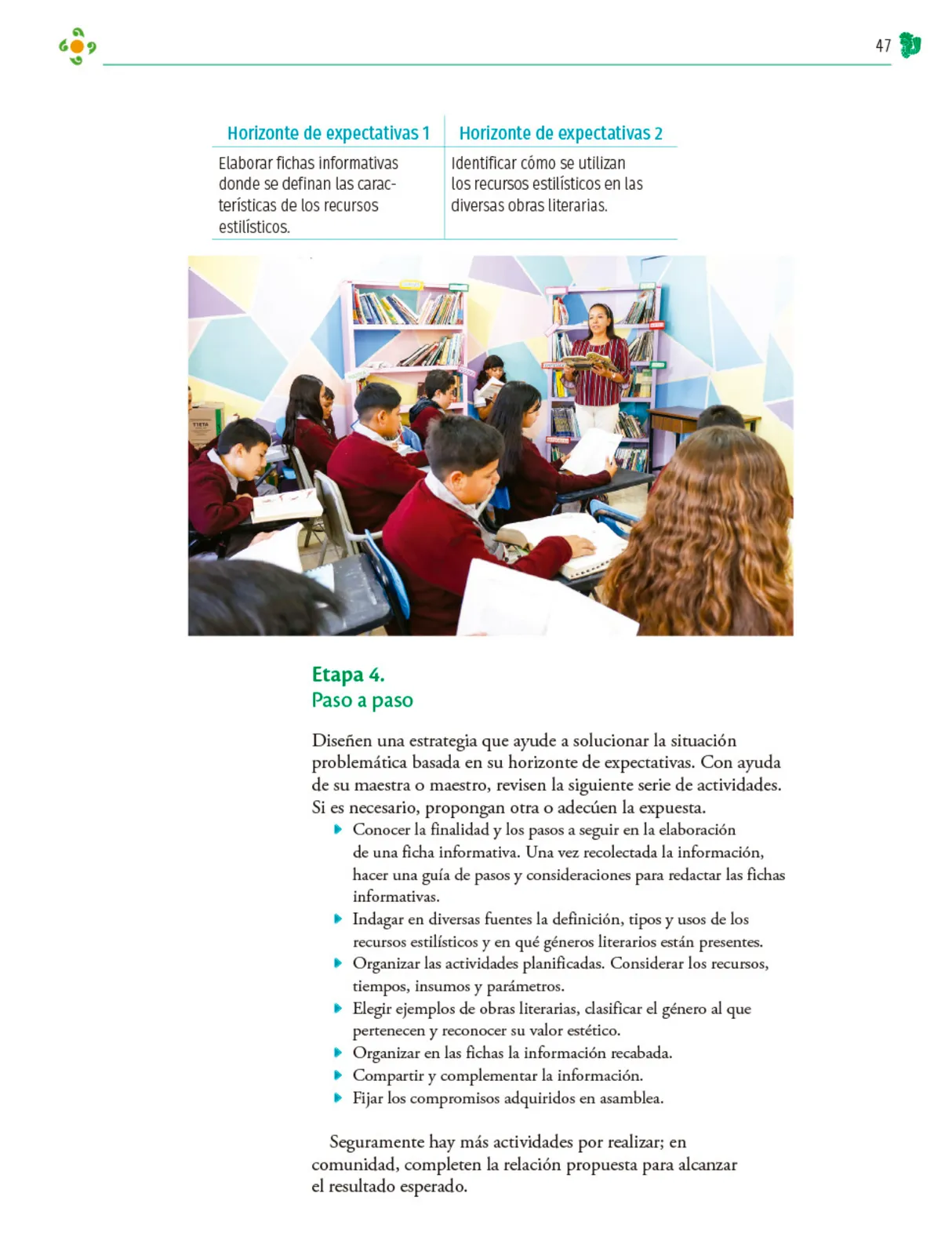 Miniatura página 48 de Colección Ximhai. Nuestro libro de Proyectos.  Tomo II.   Libro de Educación Telesecundaria Grado 1°  Ciclo Escolar 2025 - 2026