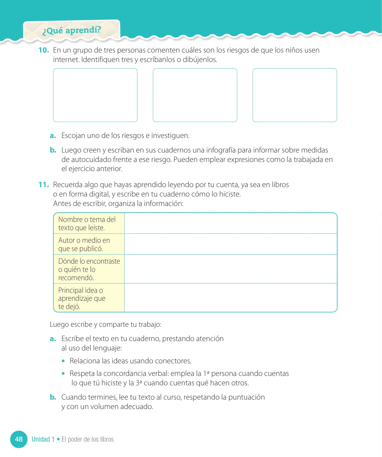 Miniatura página 50 de Lenguaje y Comunicación – Cuarto Básico | Texto del Estudiante MINEDUC – Descargar PDF · 2024