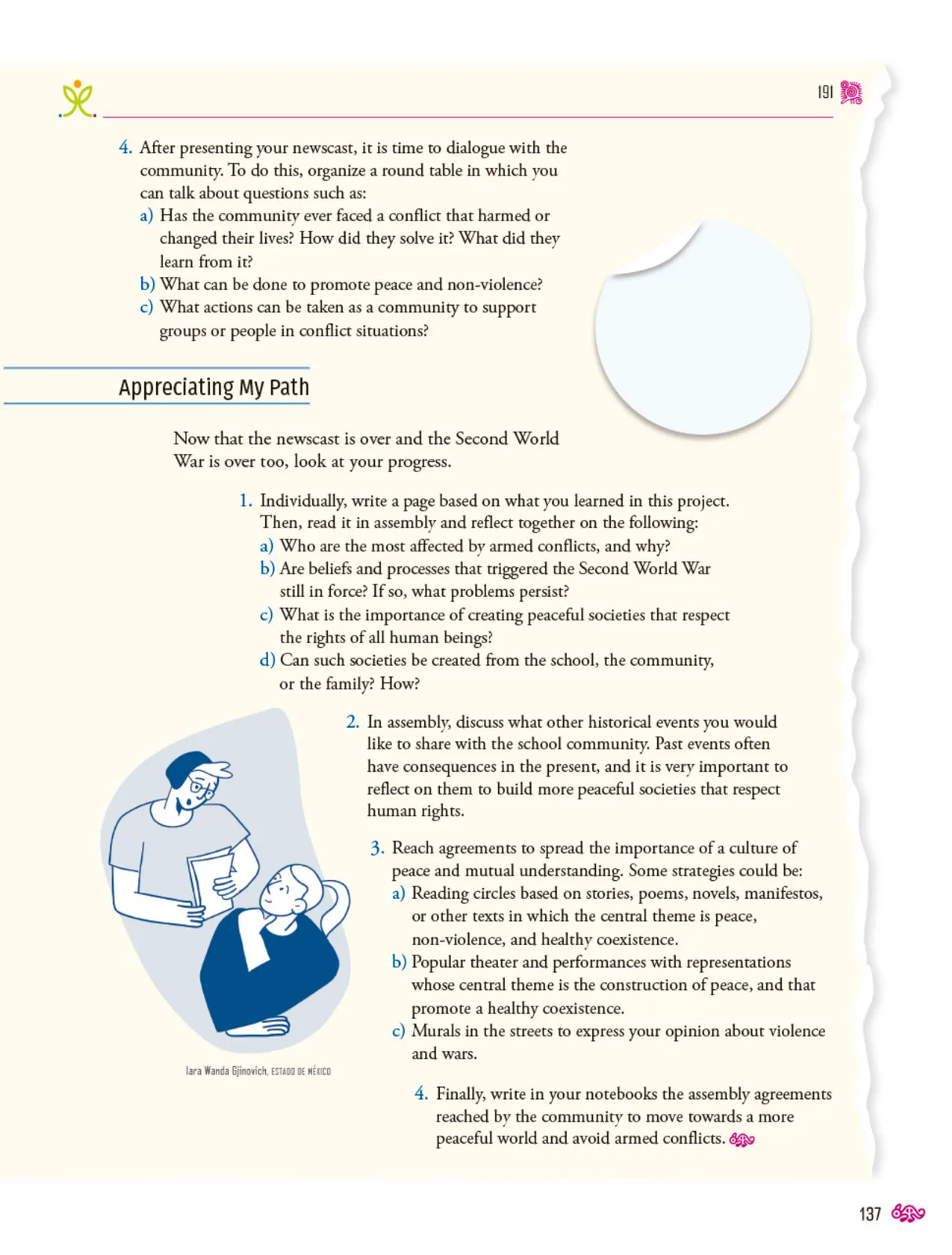 Página 138 de Uérakua anapu uantakua. Projects and Readings.  Libro de Educación Secundaria Grado 3°  Ciclo Escolar 2025 - 2026