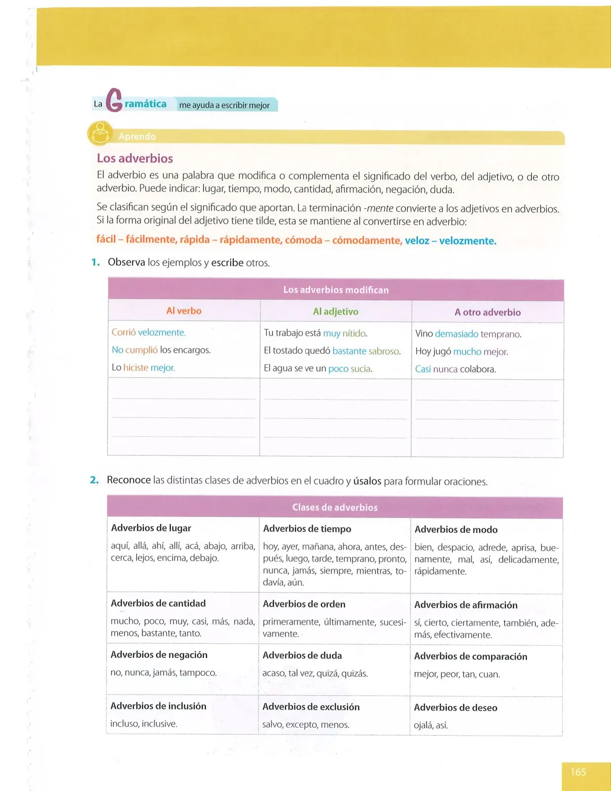 Miniatura página 165 de Lengua Y Literatura · 9 EGB · 2025