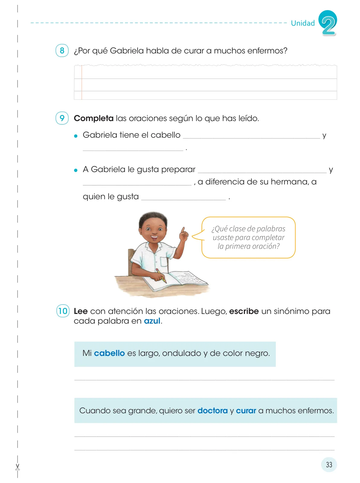 Miniatura página 35 de Comunicación 3 : cuaderno de trabajo para tercer grado de Educación Primaria 2019 · 2019