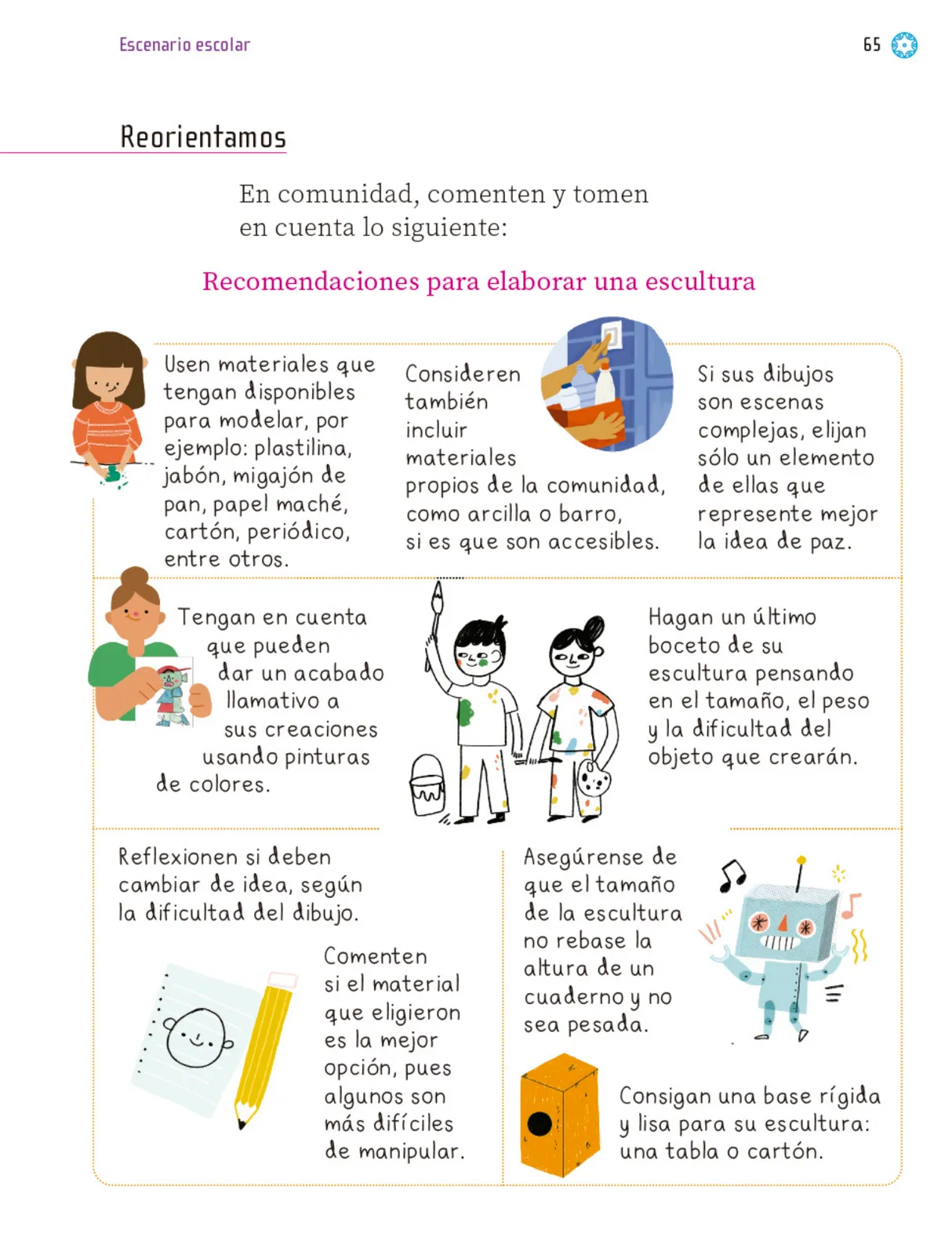 Página 66 de Proyectos Escolares. Libro de Educación Primaria Grado 1° Ciclo Escolar 2025 - 2026