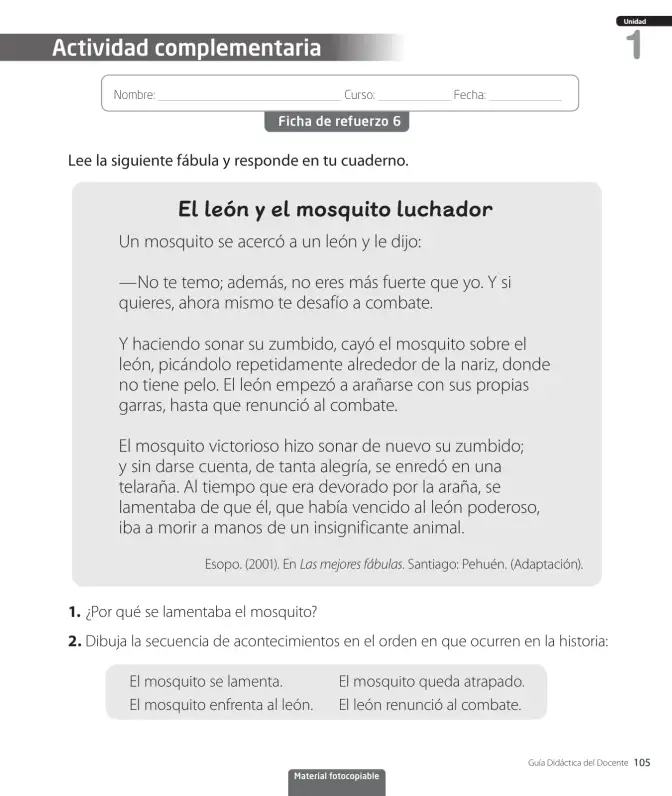 Página 107 de Lenguaje y Comunicación – Segundo Básico – Texto del Estudiante MINEDUC – Descargar PDF · 2024