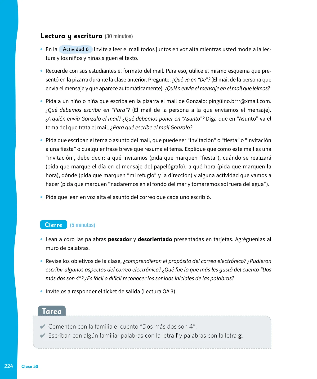 Miniatura página 225 de Lenguaje y Comunicación – Primero Básico | Texto del Estudiante MINEDUC – Descargar PDF · 2024