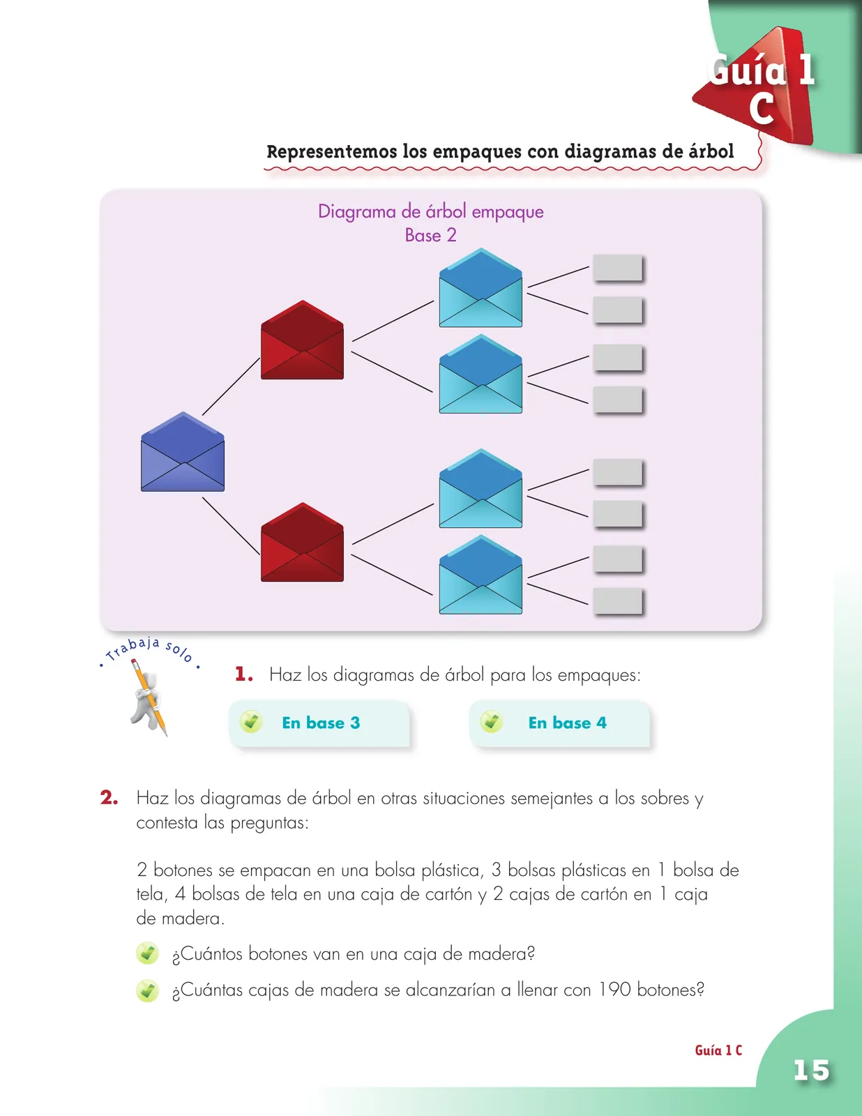 Miniatura página 15 de Matematica 4° · Cartilla 01