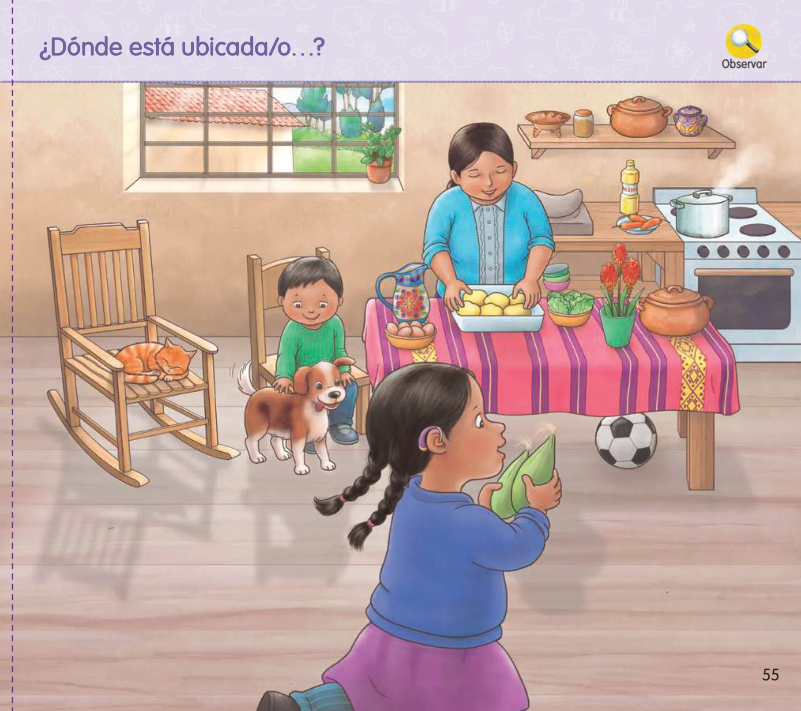 Página 57 de Crea, resuelve y aprende. Material impreso para niñas y niños de 5 años · 2024