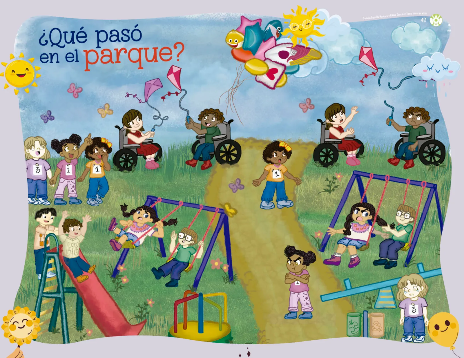 Página 41 de Explorar e imaginar con mi libro de Preescolar.   Libro de Educación Preescolar Grado 3°  Ciclo Escolar 2025 - 2026