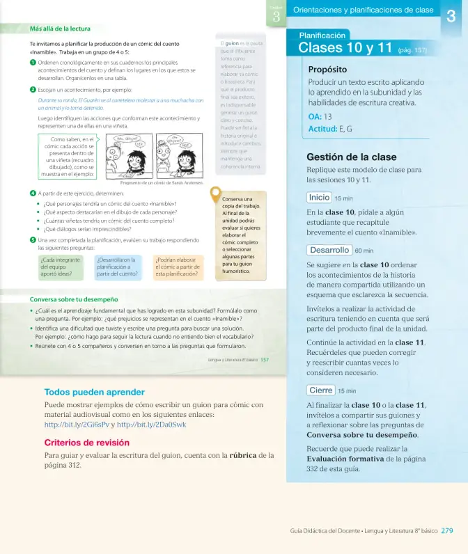 Página 51 de Lengua y Literatura – Octavo Básico | Texto del Estudiante MINEDUC – Descargar PDF · 2024