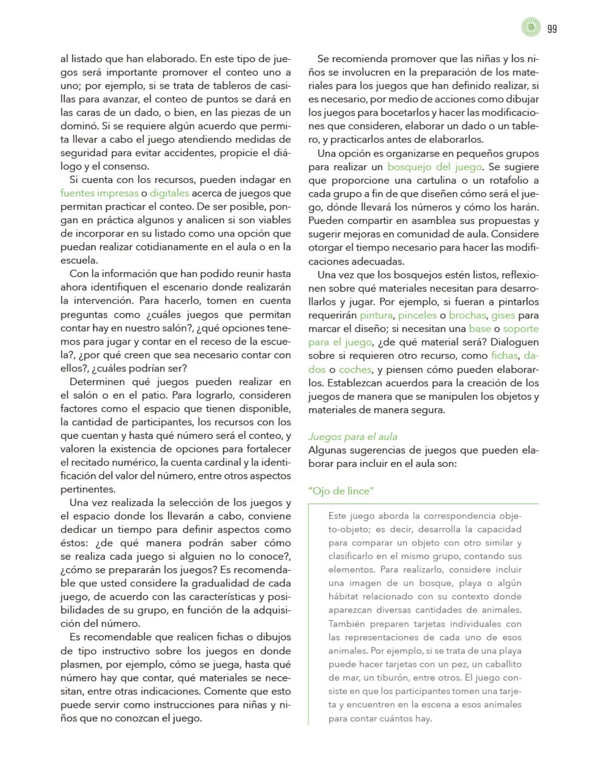 Miniatura página 100 de Modalidades de trabajo para la acción transformadora y el codiseño  Libro de Educación Preescolar Grado 1°, 2°, 3°  Ciclo Escolar 2025 - 2026