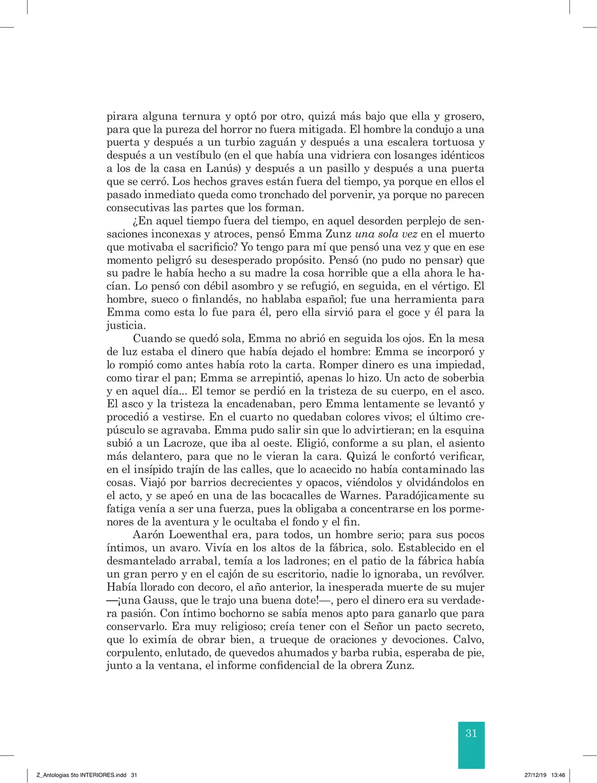 Miniatura página 33 de Antología literaria 5 · 2019