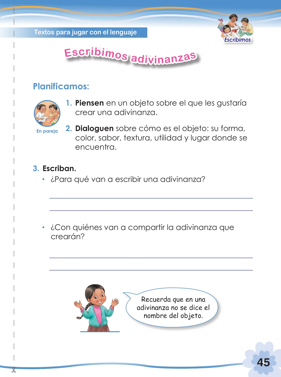 Miniatura página 47 de Comunicación 2 : cuaderno de trabajo para segundo grado de Educación Primaria 2019 · 2019