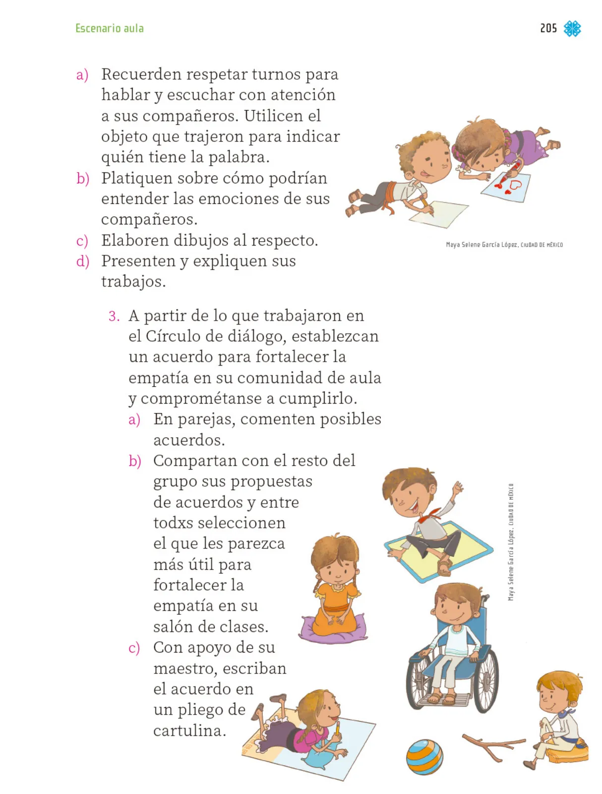 Miniatura página 206 de Proyectos de Aula.   Libro de Educación Primaria Grado 1°  Ciclo Escolar 2025 - 2026
