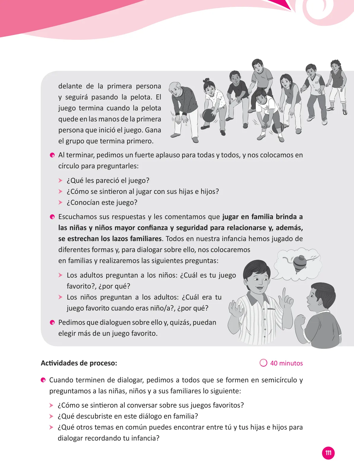 Página 113 de Guía para el trabajo docente con las familias del ciclo III de Primaria · 2016