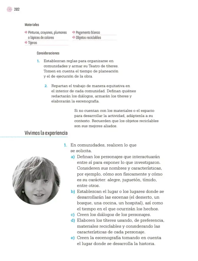 Página 205 de Proyectos de Aula. Libro de Educación Primaria Grado 4° Ciclo Escolar 2025 - 2026