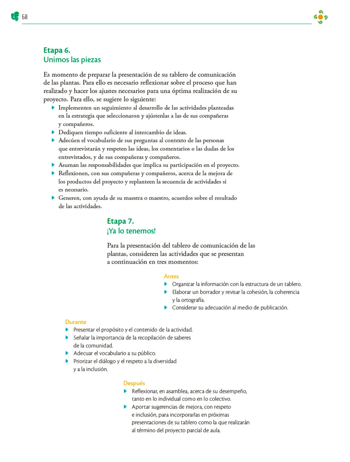 Página 69 de Colección Sk´asolil. Nuestro libro de Proyectos. Tomo III. Libro de Educación Telesecundaria Grado 2° Ciclo Escolar 2025 - 2026
