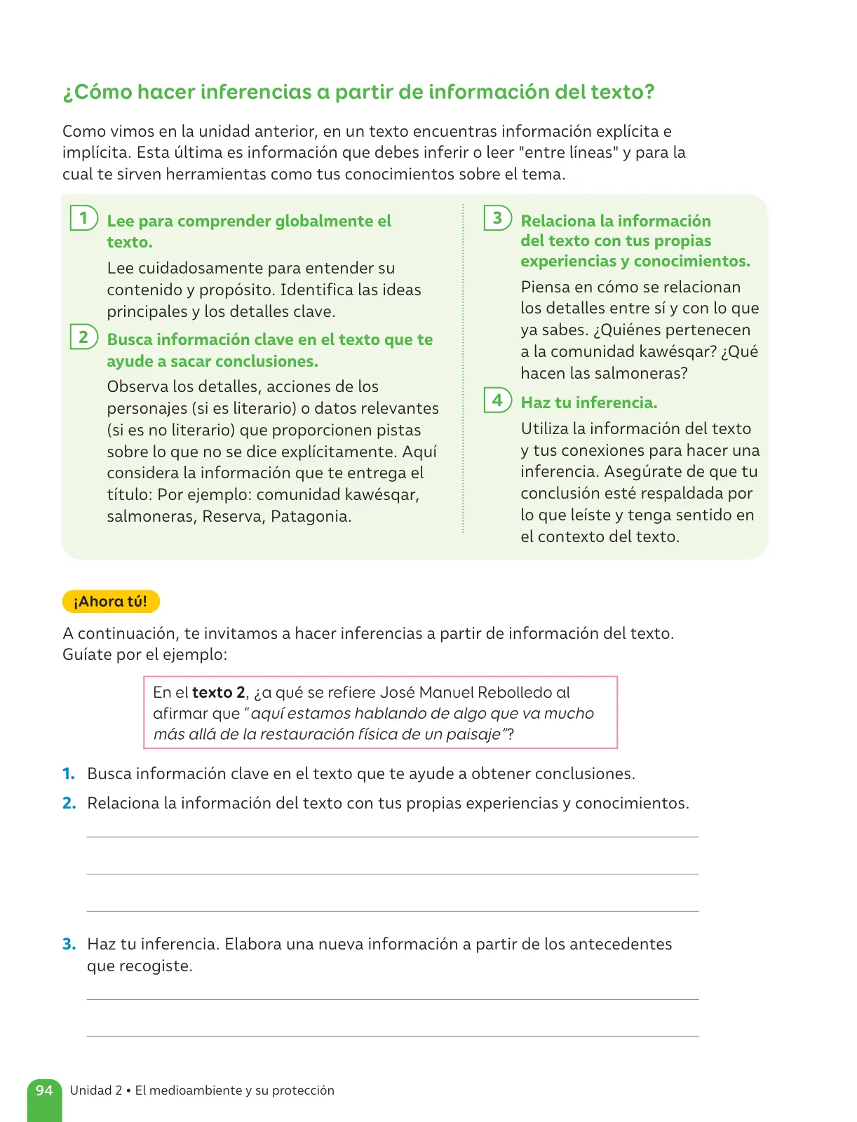 Página 96 de Lenguaje y Comunicación – Sexto Básico | Texto del Estudiante MINEDUC – Descargar PDF · 2024