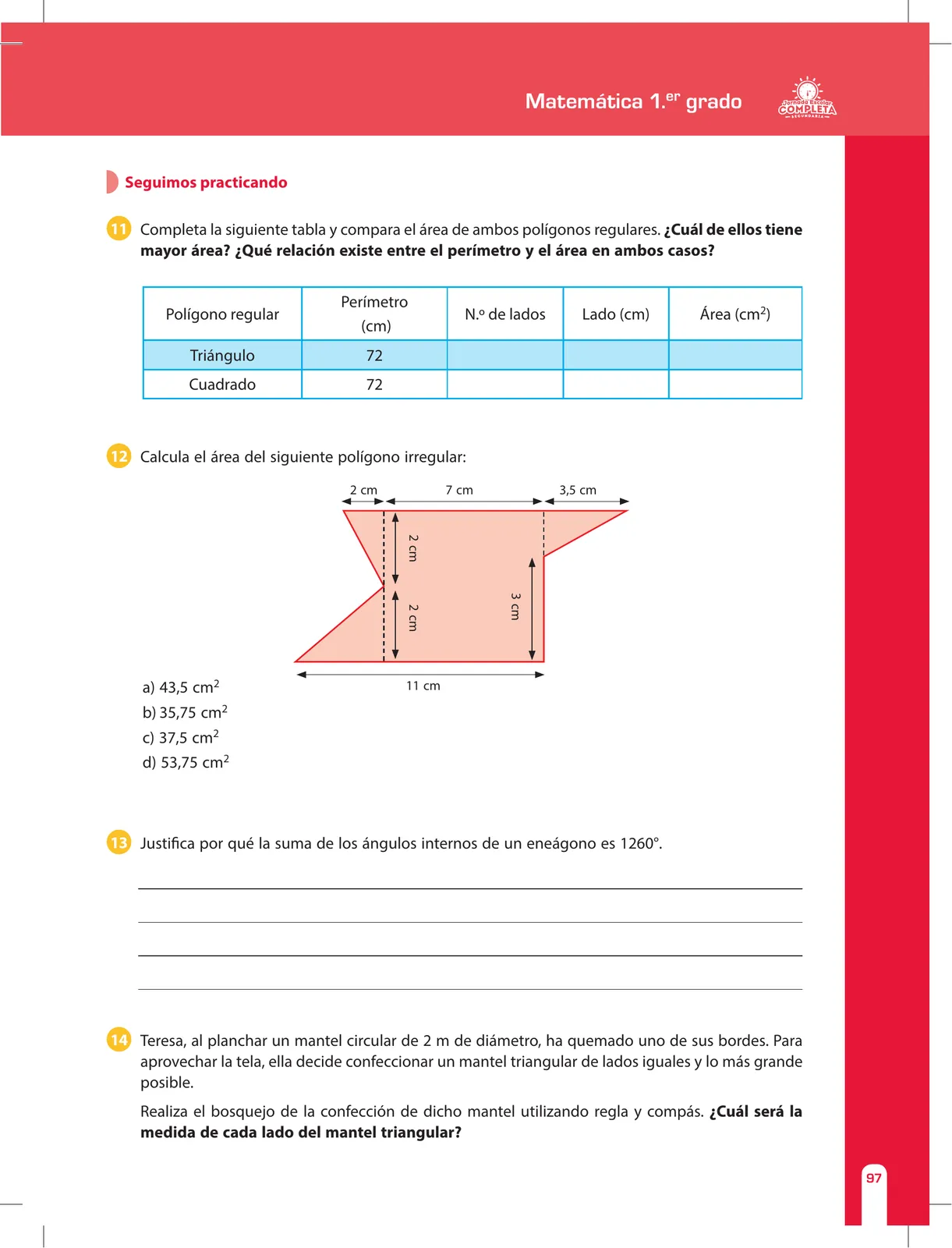 Página 97 de Matemática 1 : cuaderno de reforzamiento pedagógico - JEC · 2016
