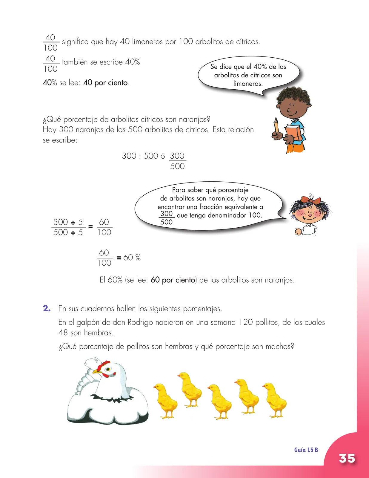 Miniatura página 35 de Matematica 5° · Cartilla 03