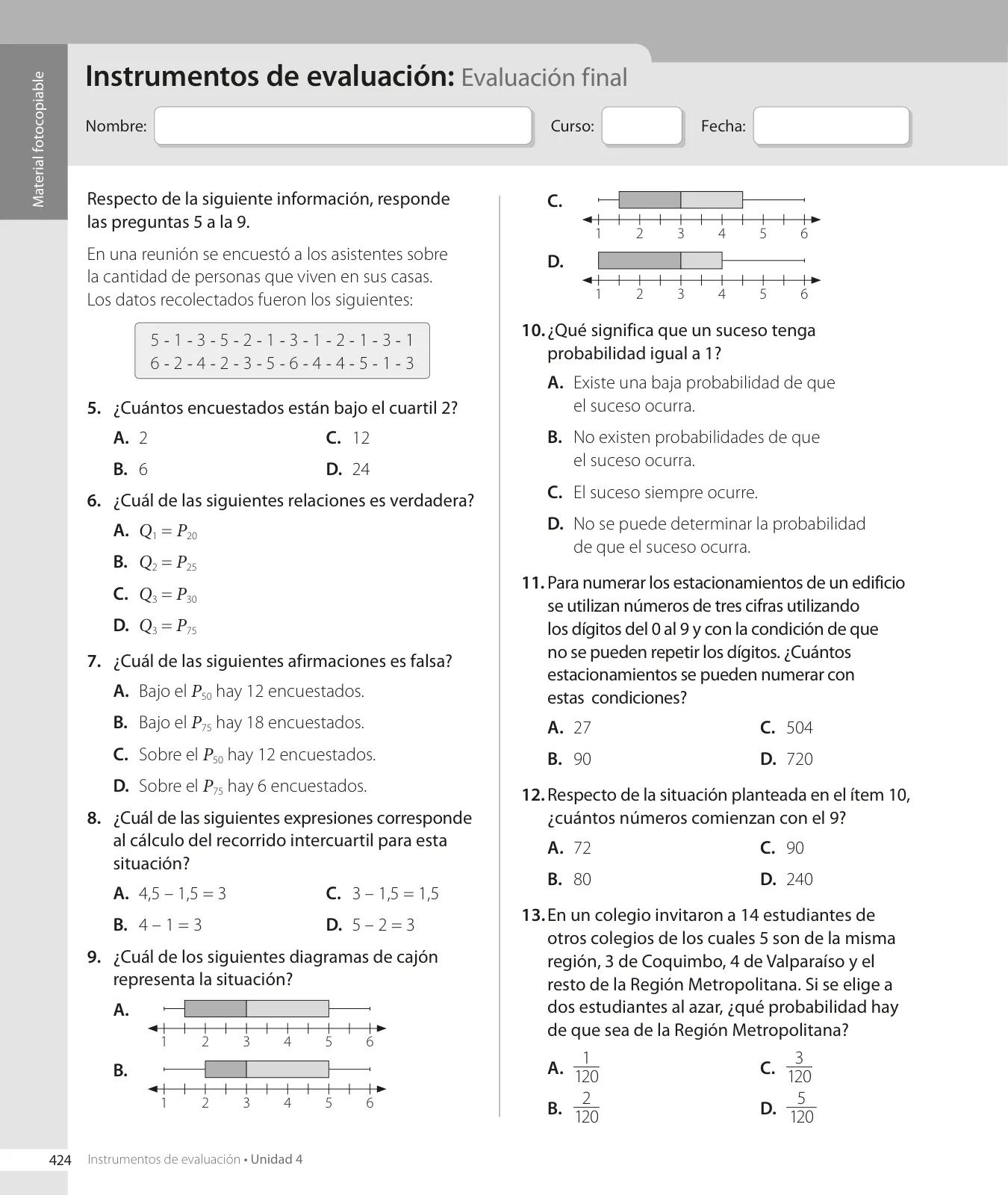 Miniatura página 202 de Matemática – Octavo Básico | Texto del Estudiante MINEDUC – Descargar PDF · 2024