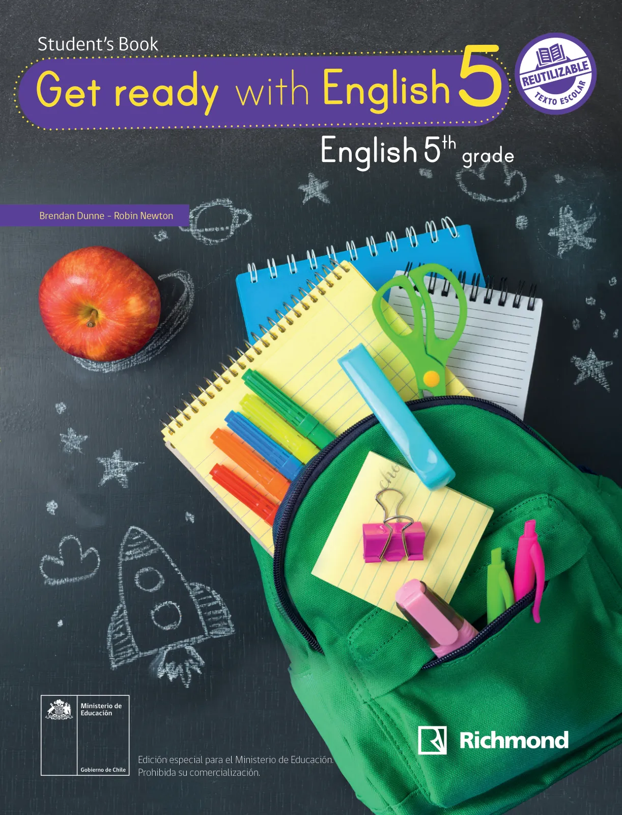 Portada de Inglés – Quinto Básico | Texto del Estudiante MINEDUC – Descargar PDF · 2024
