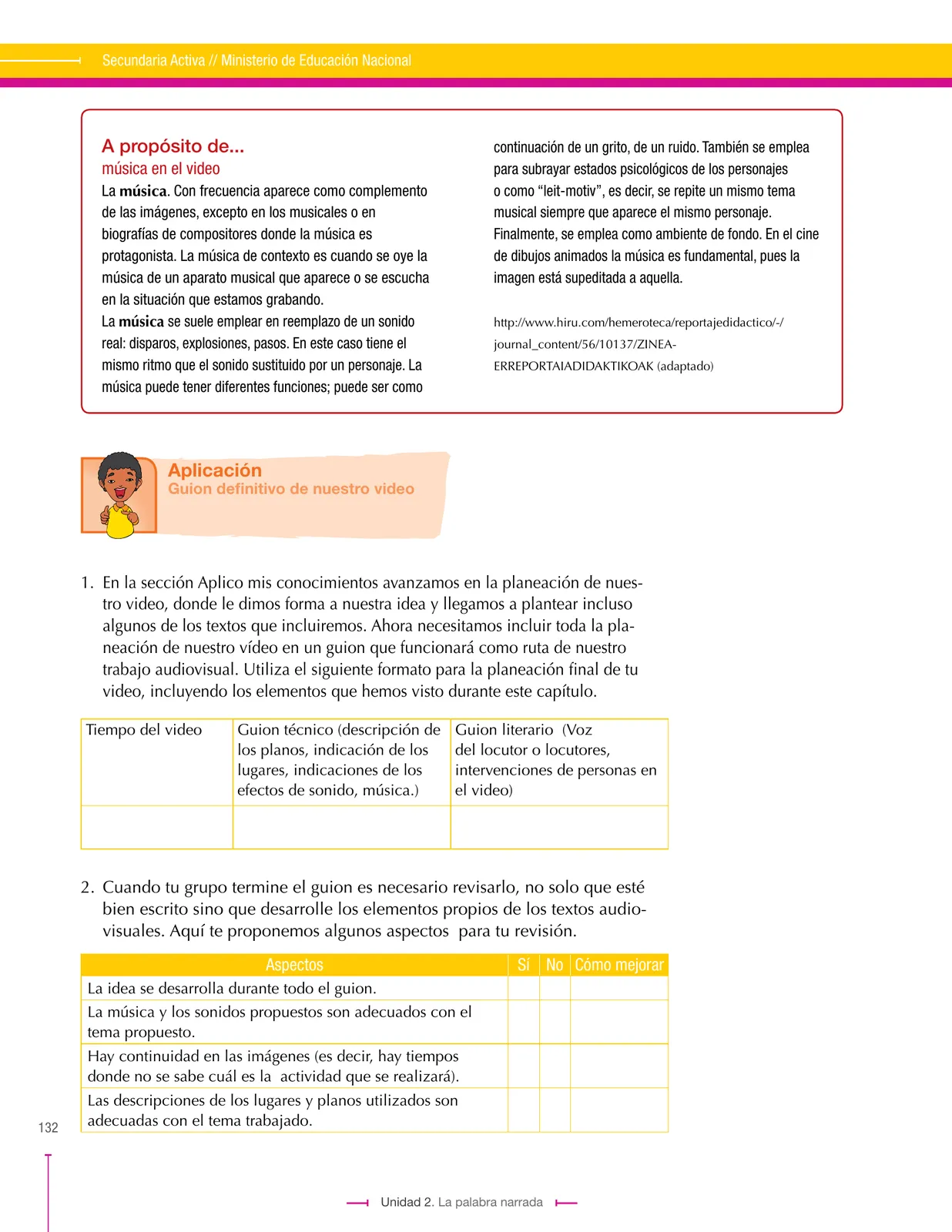 Miniatura página 132 de Lenguaje 8° · Secundaria Activa