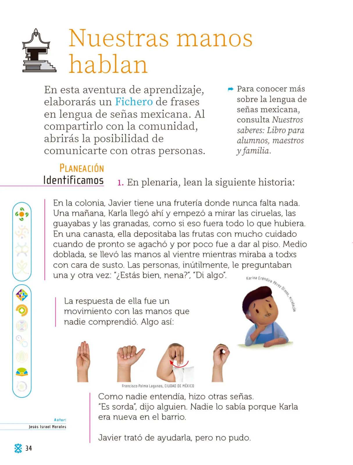 Página 35 de Proyectos Comunitarios.   Libro de Educación Primaria Grado 1°  Ciclo Escolar 2025 - 2026