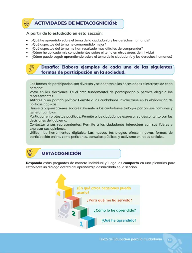 Página 44 de Educacion Ciudadania 1° · Bgu 1 Educacion Ciudadania 2024 · 2024