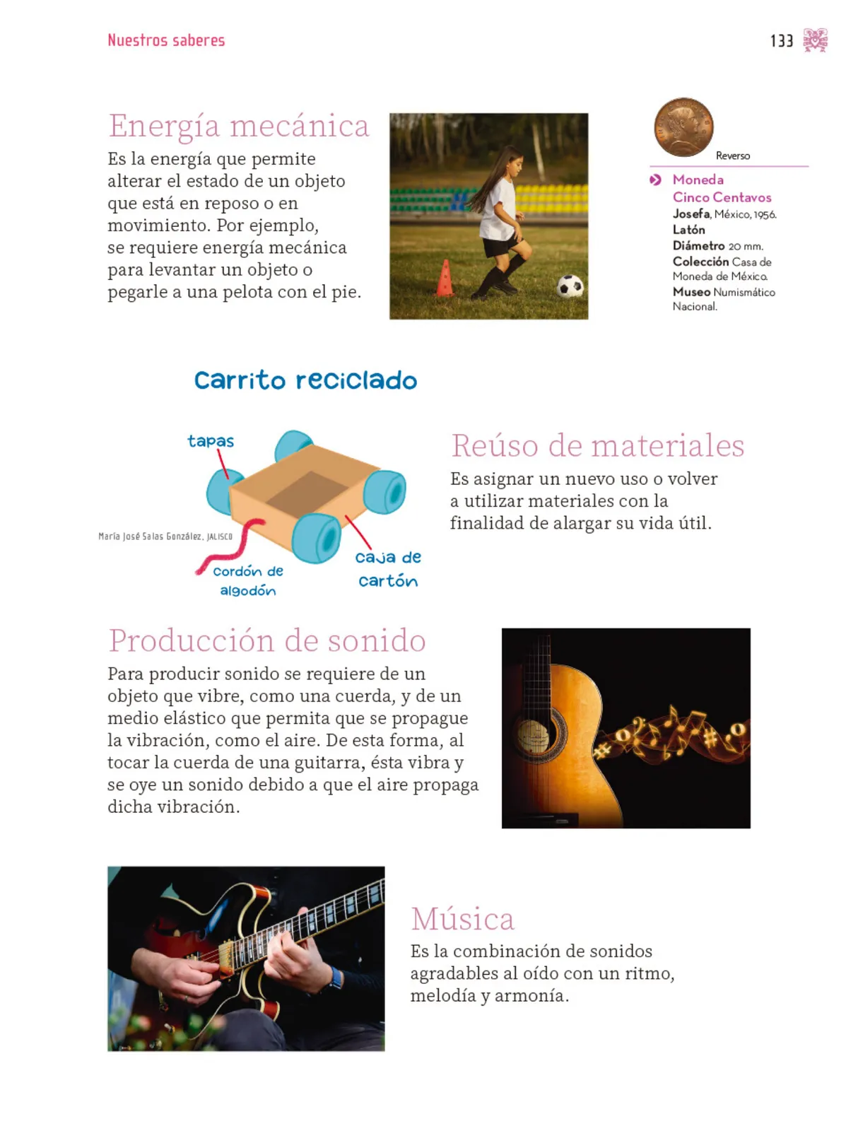 Página 134 de Nuestros saberes: Libro para alumnos, maestros y familia.   Libro de Educación Primaria Grado 3°  Ciclo Escolar 2025 - 2026