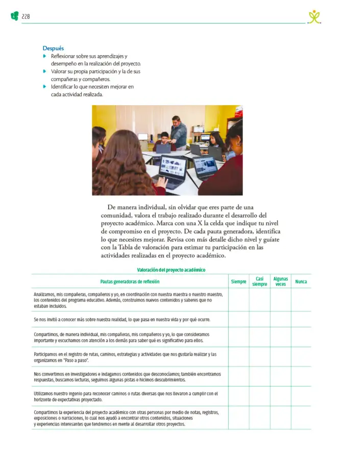 Página 229 de Colección Nanahuatzin. Nuestro libro de Proyectos. Tomo II. Libro de Educación Telesecundaria Grado 3° Ciclo Escolar 2025 - 2026