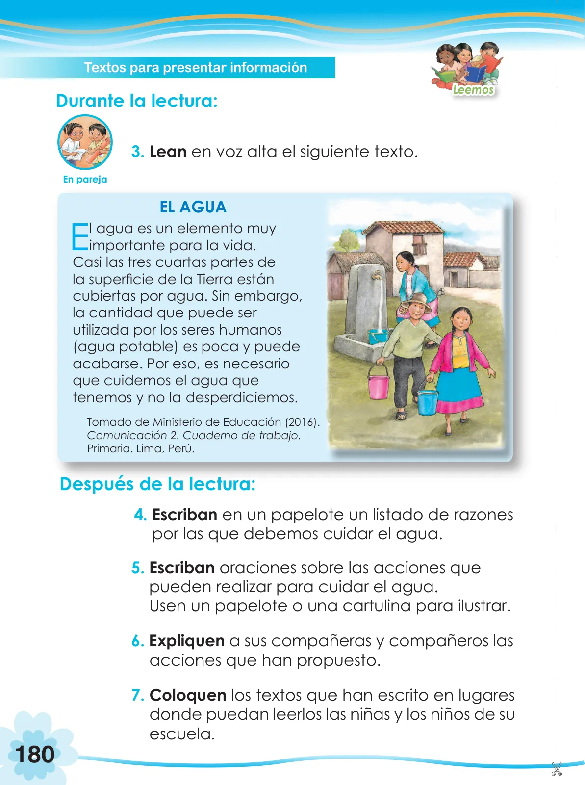 Miniatura página 182 de Comunicación 2 : cuaderno de trabajo para segundo grado de Educación Primaria 2019 · 2019