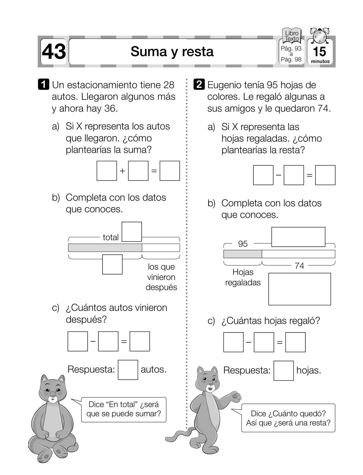 Miniatura página 44 de Sumo Primero – Segundo Básico | Texto del Estudiante MINEDUC – Descargar PDF · 2024