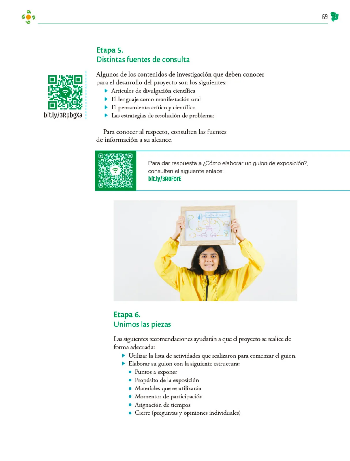 Página 70 de Colección Ximhai. Nuestro libro de Proyectos. Tomo III. Libro de Educación Telesecundaria Grado 1° Ciclo Escolar 2025 - 2026