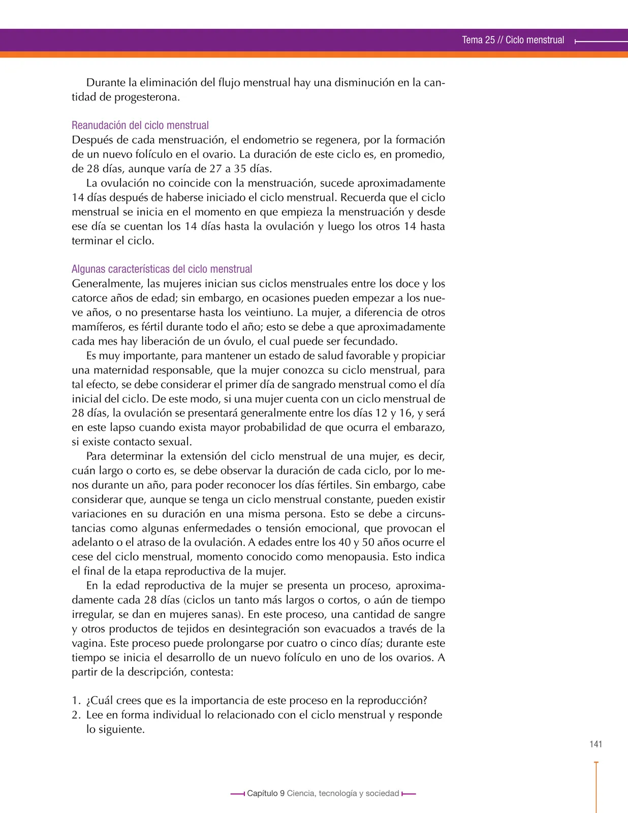 Página 141 de Ciencias Naturales 8° · Secundaria Activa