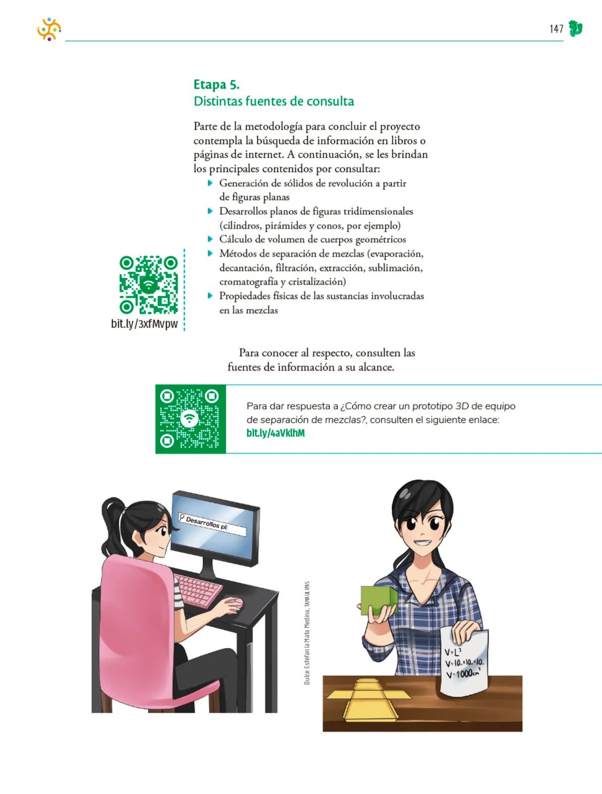 Página 148 de Colección Nanahuatzin. Nuestro libro de Proyectos. Tomo I. Libro de Educación Telesecundaria Grado 3° Ciclo Escolar 2025 - 2026