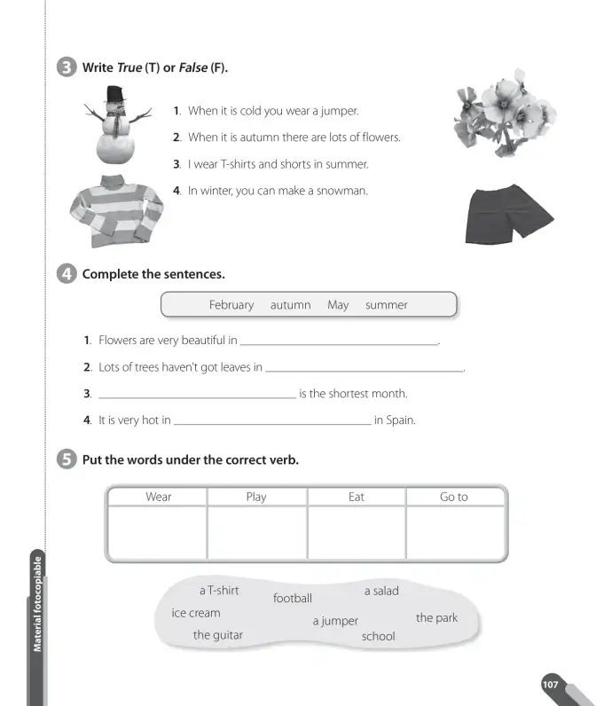 Página 109 de Inglés – Cuarto Básico | Texto del Estudiante MINEDUC – Descargar PDF · 2024
