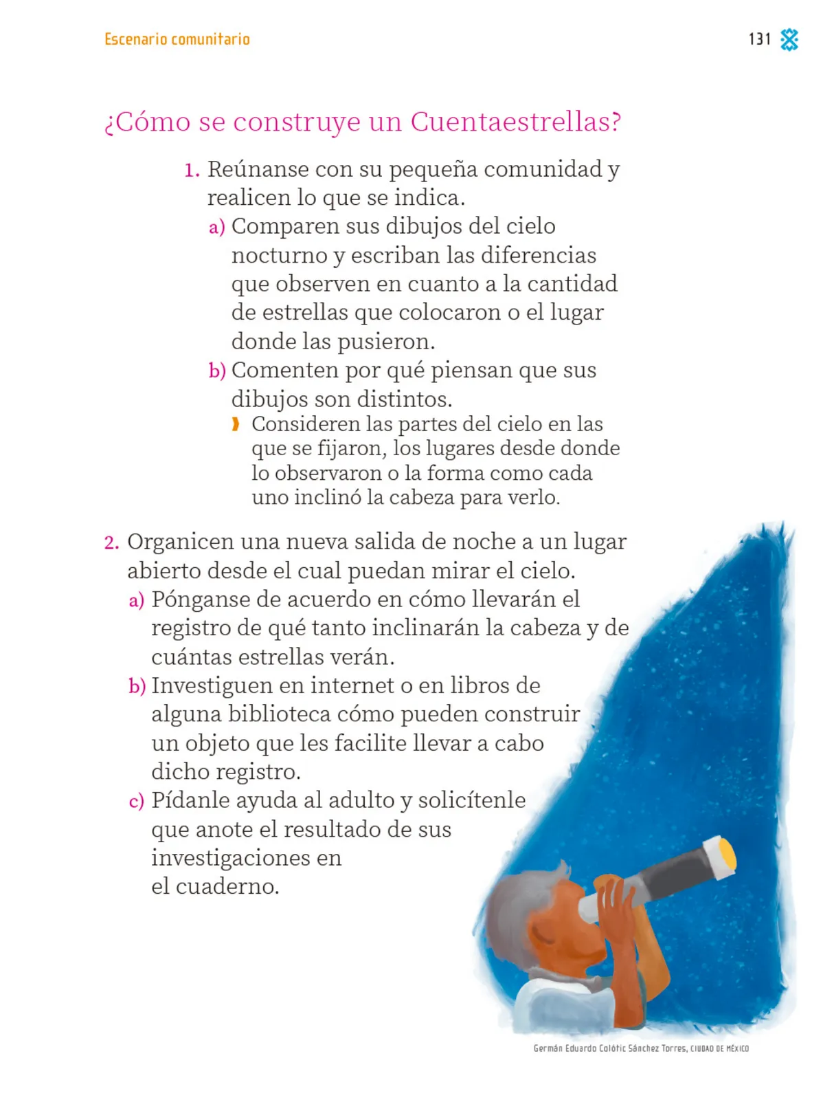 Página 132 de Proyectos Comunitarios. Libro de Educación Primaria Grado 1° Ciclo Escolar 2025 - 2026