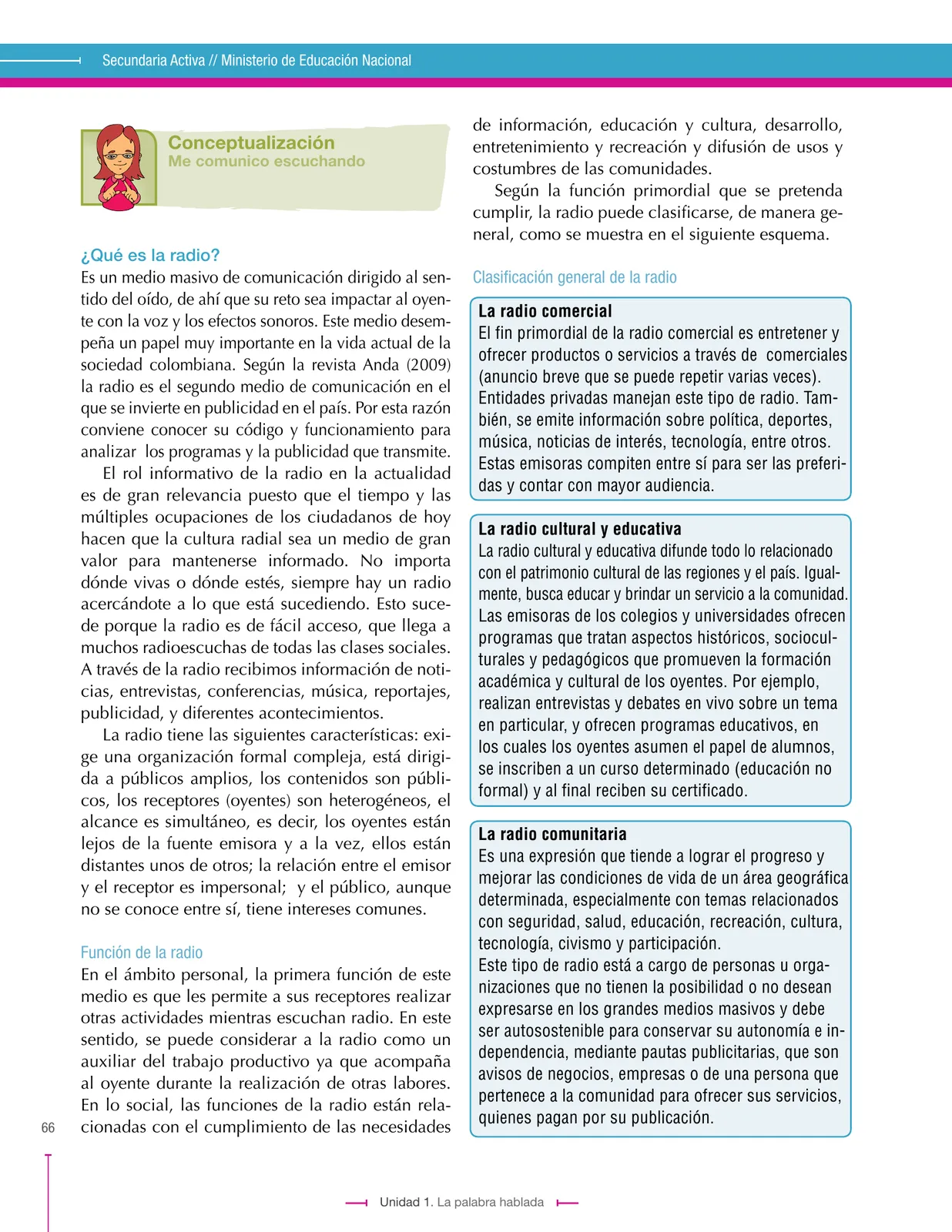 Página 66 de Lenguaje 8° · Secundaria Activa