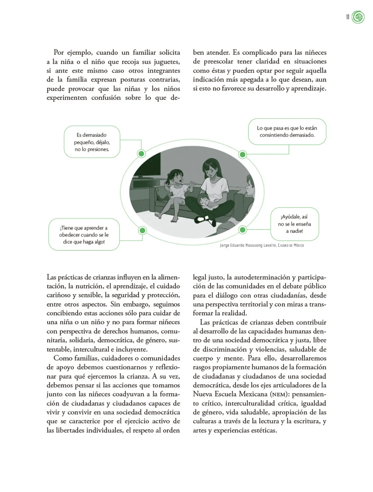 Miniatura página 12 de Crianza para la libertad. Libro para las familias. Fase 2  Libro de Educación Preescolar Grado 1°, 2°, 3°  Ciclo Escolar 2025 - 2026