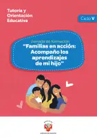 Portada de Jornada de formación “Familias en acción: acompaño los aprendizajes de mi hijo”  : ciclo V · 2025