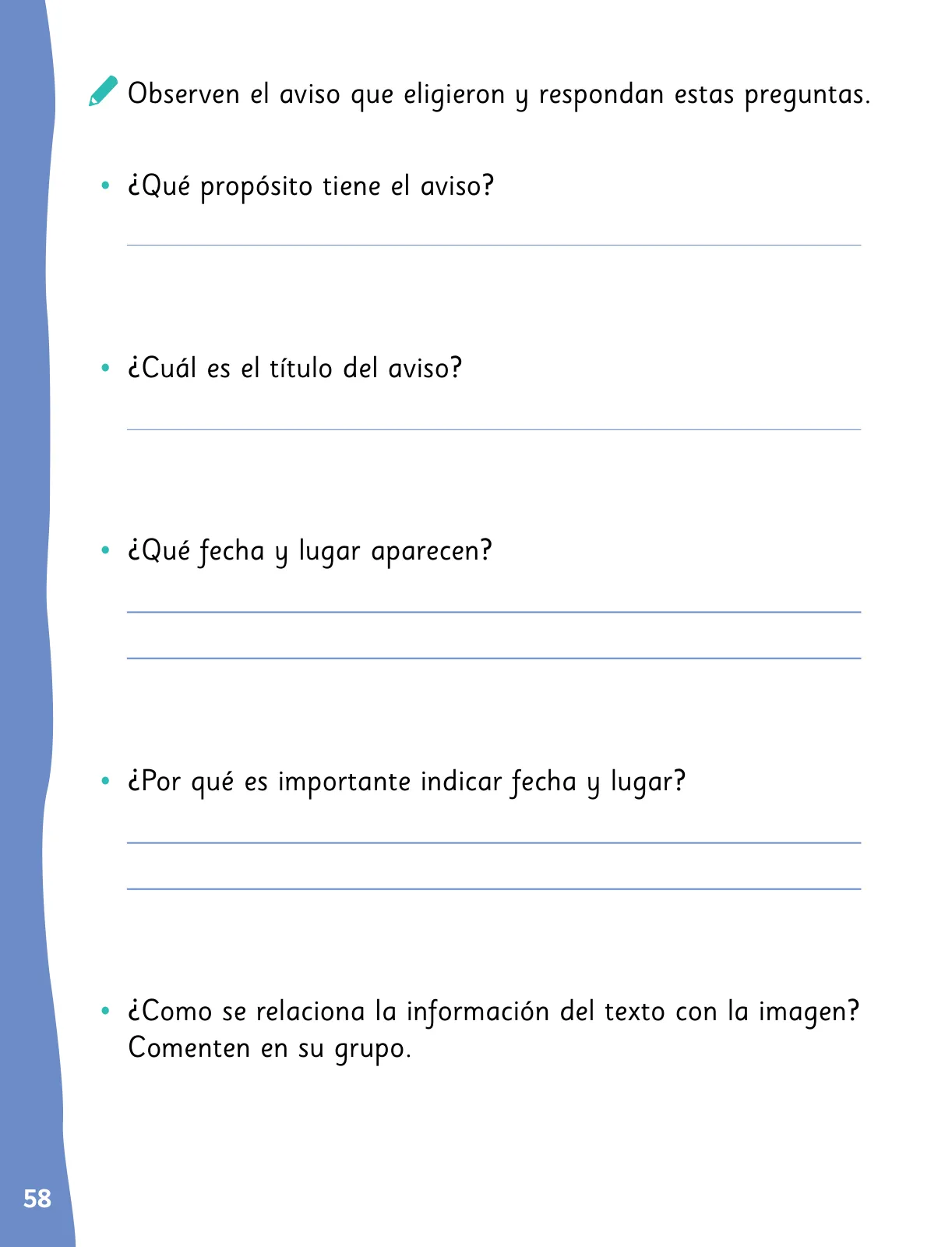 Página 61 de Lenguaje y Comunicación – Primero Básico | Texto del Estudiante MINEDUC – Descargar PDF · 2024