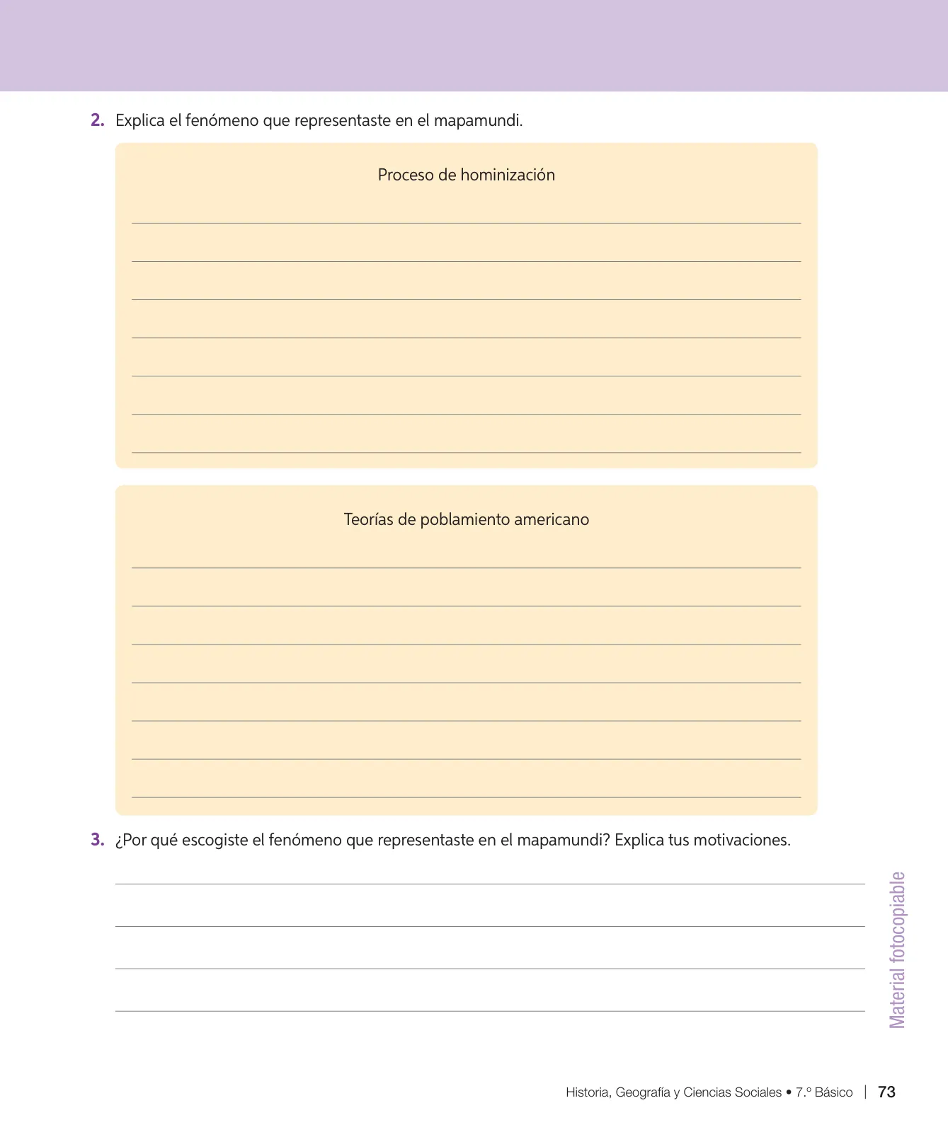 Miniatura página 74 de Historia, Geografía y Ciencias Sociales – Séptimo Básico | Texto del Estudiante MINEDUC – Descargar PDF · 2024