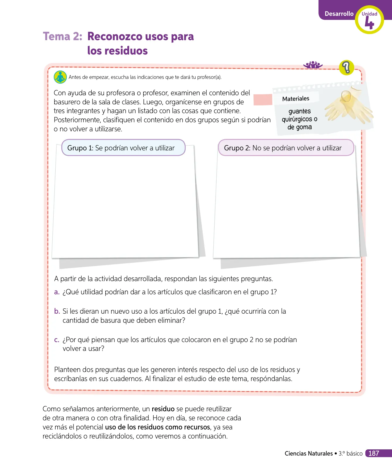 Miniatura página 164 de Ciencias Naturales – Tercero Básico | Texto del Estudiante MINEDUC – Descargar PDF · 2024