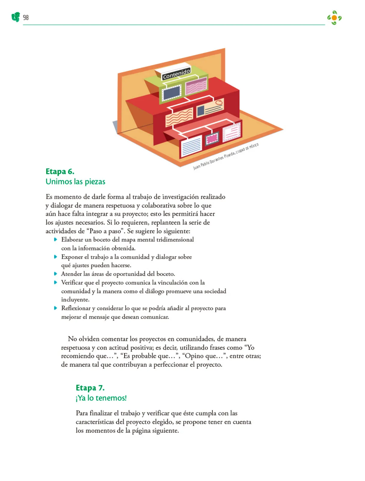 Miniatura página 99 de Colección Sk´asolil. Nuestro libro de Proyectos. Tomo I.    Libro de Educación Telesecundaria Grado 2°  Ciclo Escolar 2025 - 2026