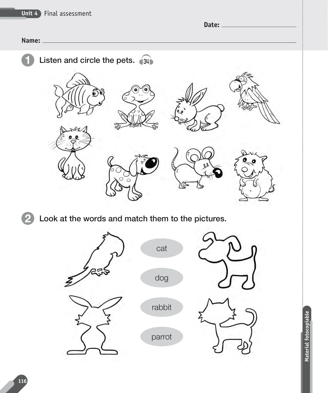 Página 118 de Inglés – Primero Básico | Student’s Book MINEDUC – Descargar PDF · 2024